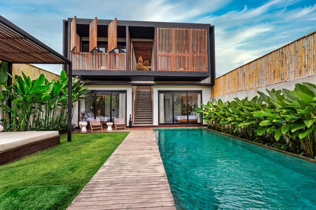 New 4 Bedroom 5 Min Walk To Berawa Beach Enclosed Livng Canggu  Bagian luar foto